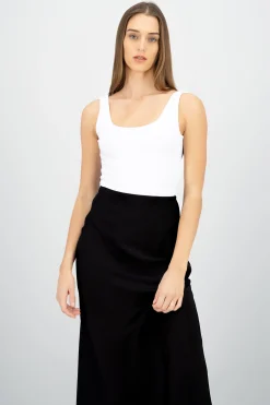 Shasa Sleeveless Bodysuit with Open Back