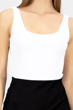 Shasa Sleeveless Bodysuit with Open Back