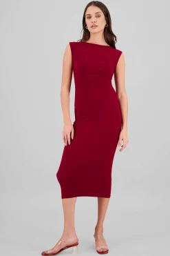 Shasa Sleeveless Draped Dress