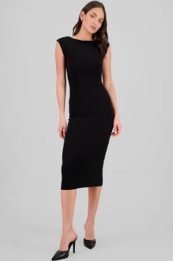 Shasa Sleeveless Draped Dress