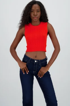 Shasa Sleeveless Knit Top