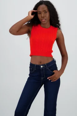 Shasa Sleeveless Knit Top