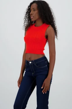 Shasa Sleeveless Knit Top