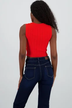 Shasa Sleeveless Knit Top