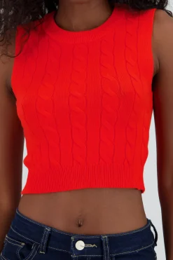 Shasa Sleeveless Knit Top