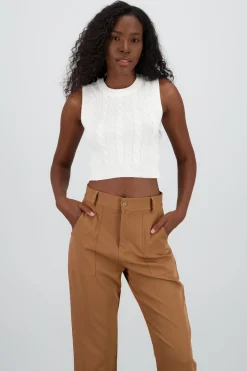 Shasa Sleeveless Knit Top