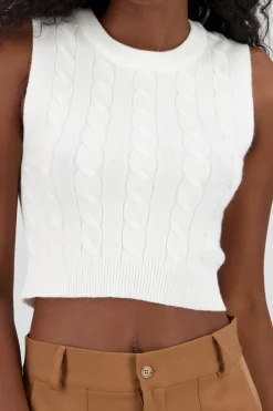 Shasa Sleeveless Knit Top