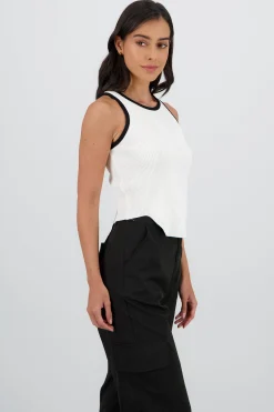 Shasa Sleeveless Knit Top