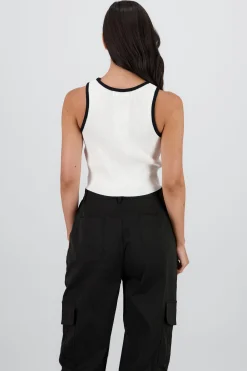 Shasa Sleeveless Knit Top