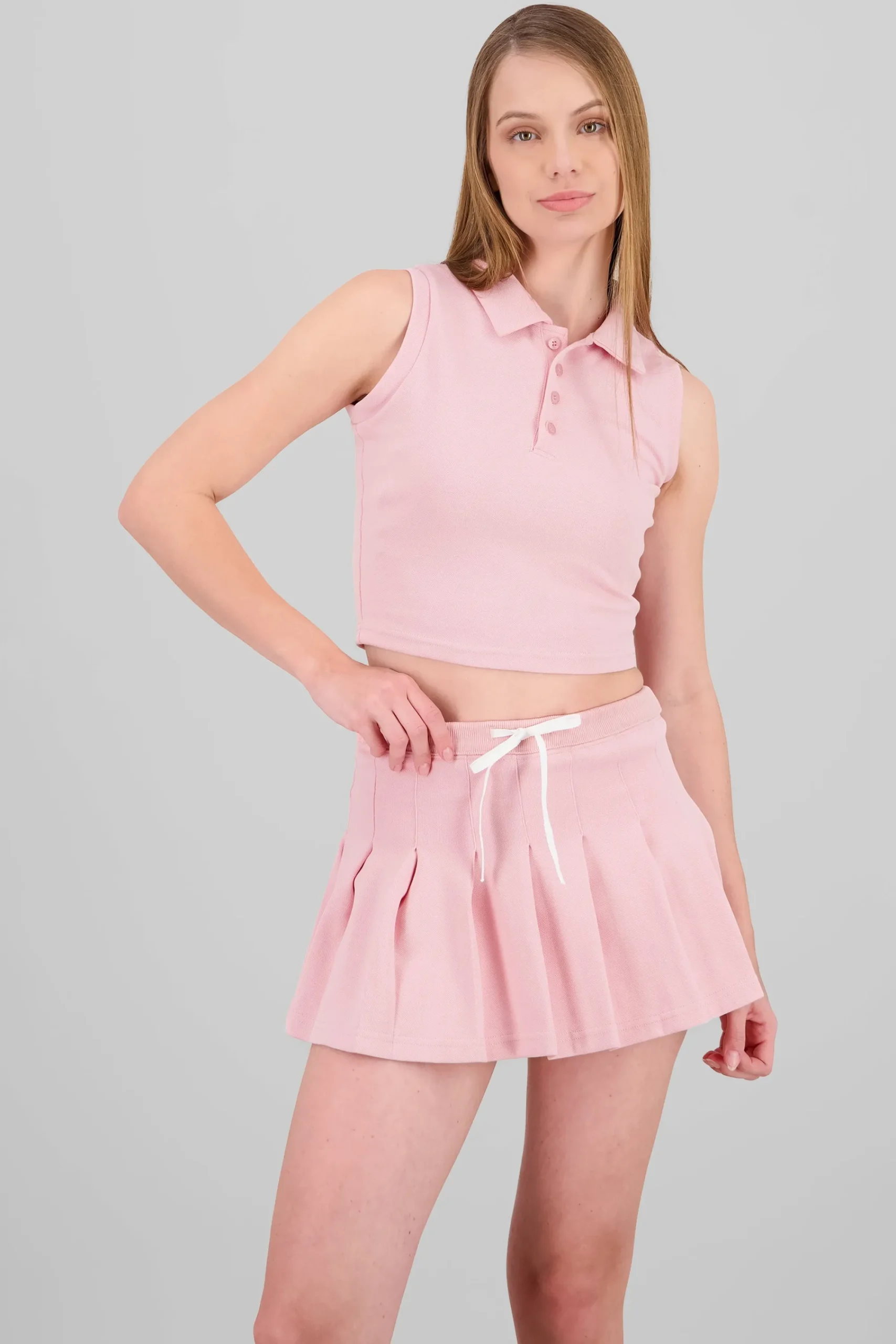 Shasa Sleeveless Polo T Shirt