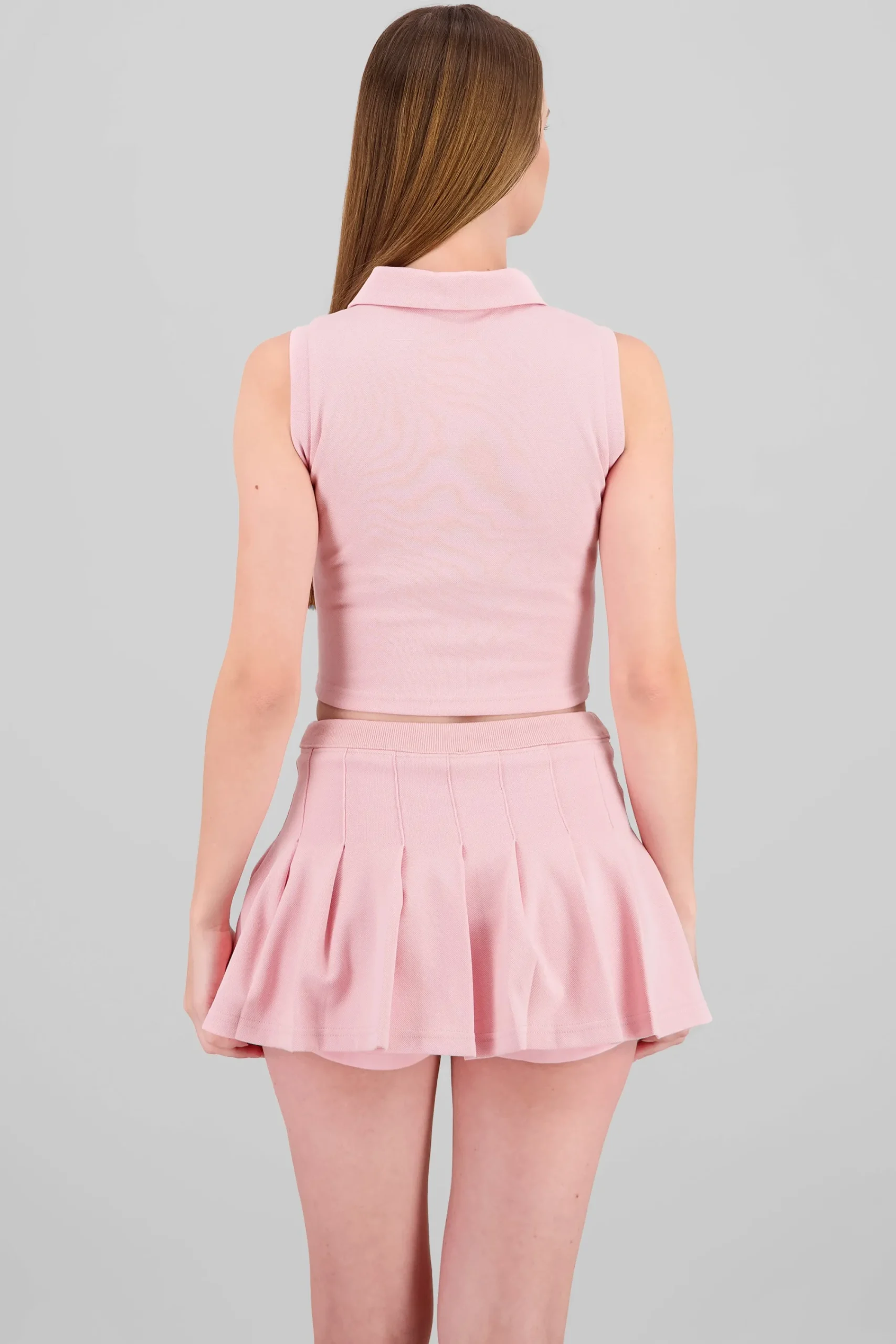 Shasa Sleeveless Polo T Shirt