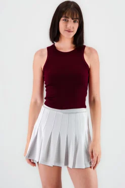 Shasa Sleeveless Ribbed Top