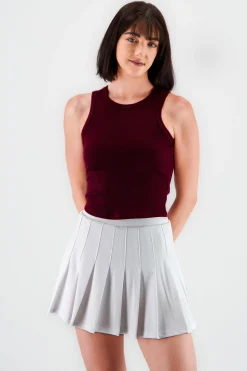 Shasa Sleeveless Ribbed Top