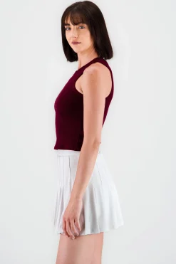 Shasa Sleeveless Ribbed Top