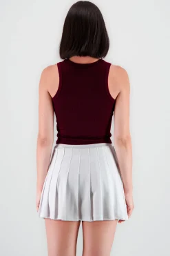Shasa Sleeveless Ribbed Top