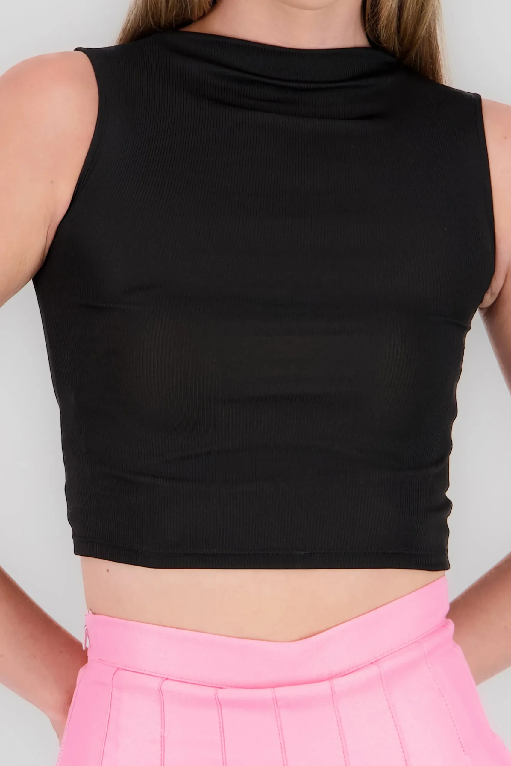 Shasa Sleeveless Ribbed Top