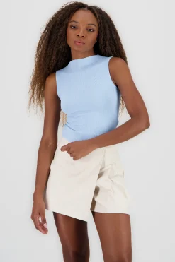 Shasa Sleeveless Ribbed Top