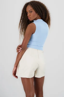 Shasa Sleeveless Ribbed Top