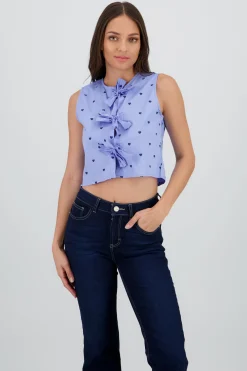 Shasa Sleeveless Round Neck Top