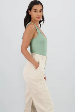 Shasa Sleeveless Seamless Bodysuit