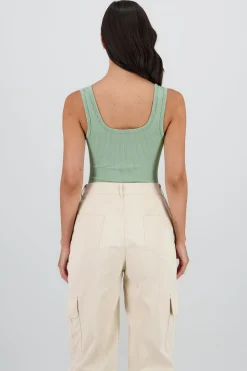 Shasa Sleeveless Seamless Bodysuit