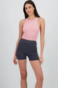 Shasa Sleeveless Seamless Round Neck Top