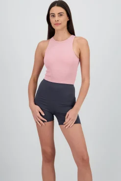 Shasa Sleeveless Seamless Round Neck Top