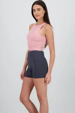 Shasa Sleeveless Seamless Round Neck Top