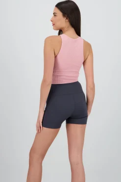 Shasa Sleeveless Seamless Round Neck Top