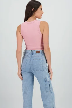 Shasa Sleeveless Seamless Solid Top