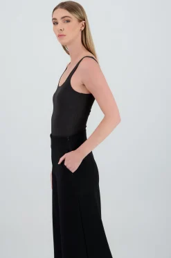 Shasa Sleeveless Solid Bodysuit