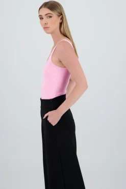 Shasa Sleeveless Solid Bodysuit