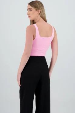 Shasa Sleeveless Solid Bodysuit