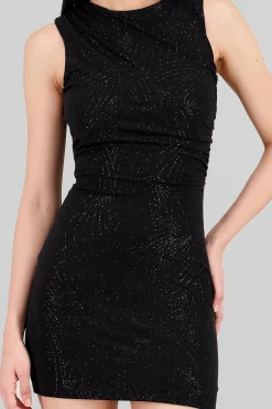 Shasa Sleeveless Sparkly Mini Dress