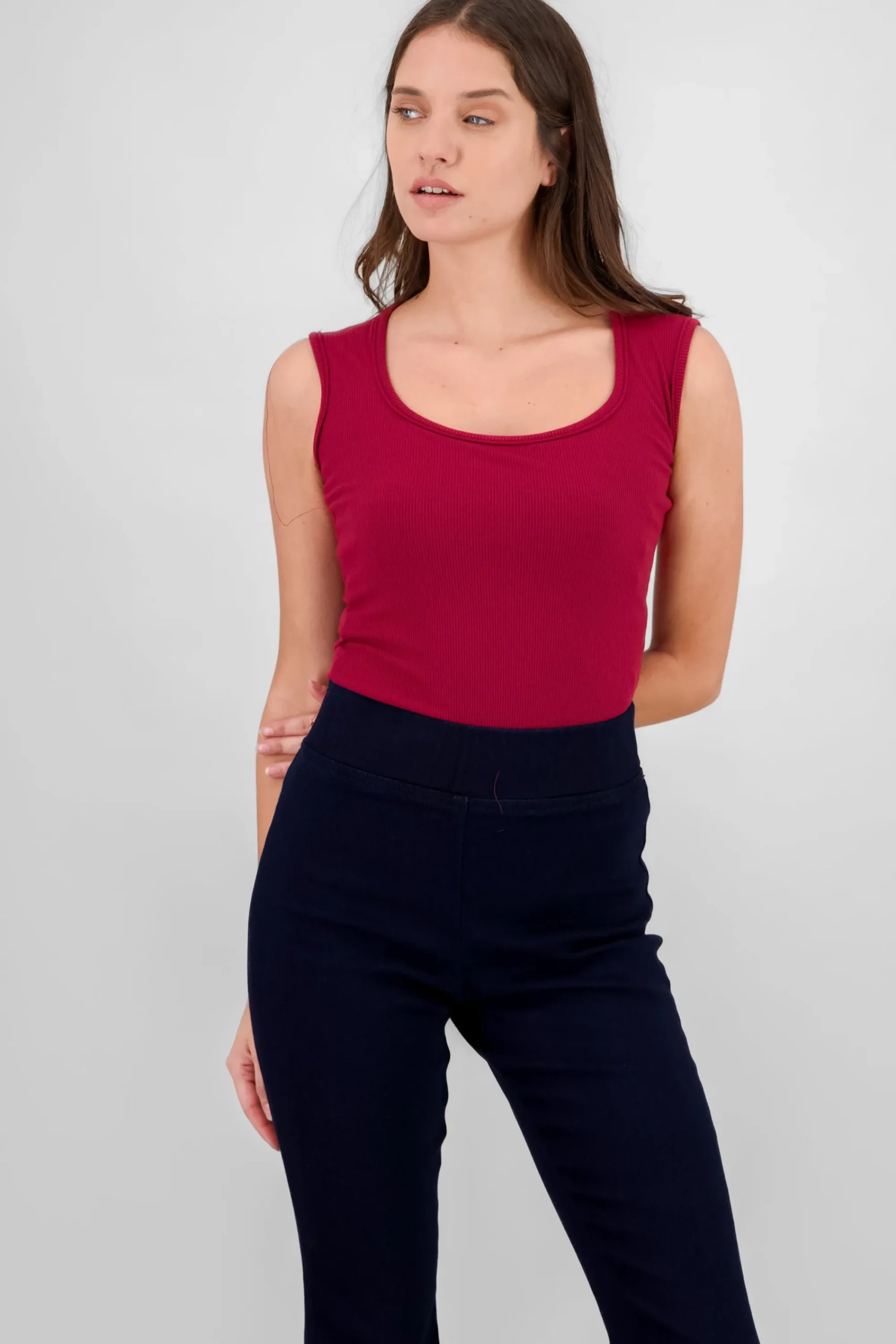 Shasa Sleeveless Square Neck Bodysuit