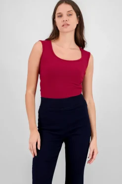 Shasa Sleeveless Square Neck Bodysuit
