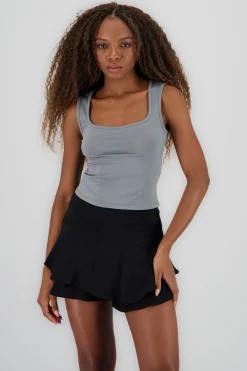 Shasa Sleeveless Square Neck Top