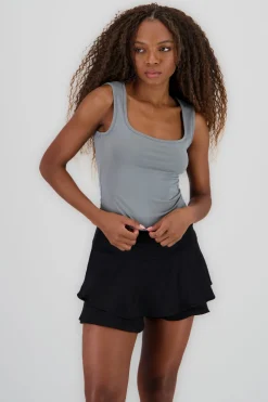 Shasa Sleeveless Square Neck Top