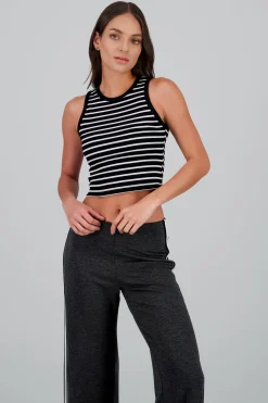 Shasa Sleeveless Striped Top