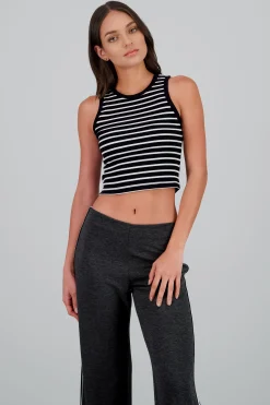 Shasa Sleeveless Striped Top