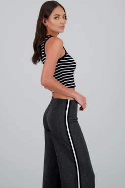 Shasa Sleeveless Striped Top