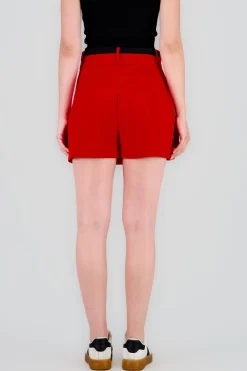 Shasa Slit Detail Mini Skirt
