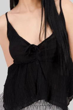 Shasa Slit Detail Strap Top