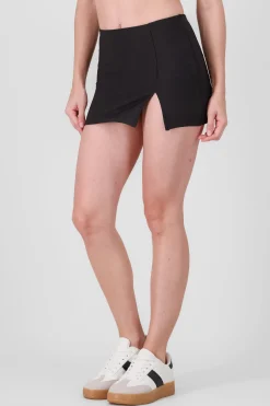 Shasa Slit Detailed Mini Skirt