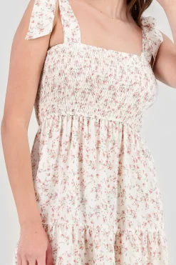 Shasa Smock Floral Midi Dress