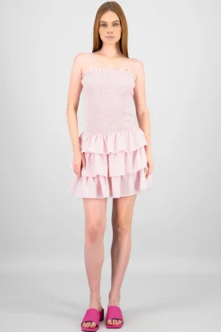 Shasa Smock Ruffle Dress