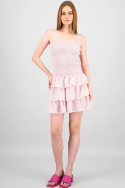 Shasa Smock Ruffle Dress