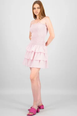 Shasa Smock Ruffle Dress