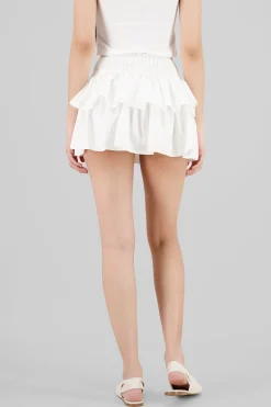 Shasa Smock Ruffle Mini Skirt