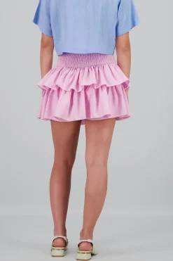 Shasa Smock Ruffle Mini Skirt